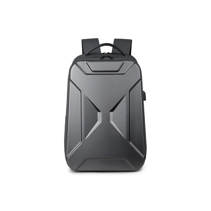 H YXIANG ABS With Leather Membrane Backpack Men's Multicolor-4