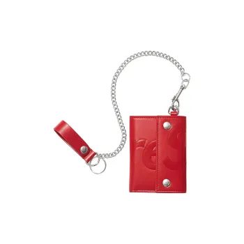 Supreme Calfskin Wallet Unisex Red