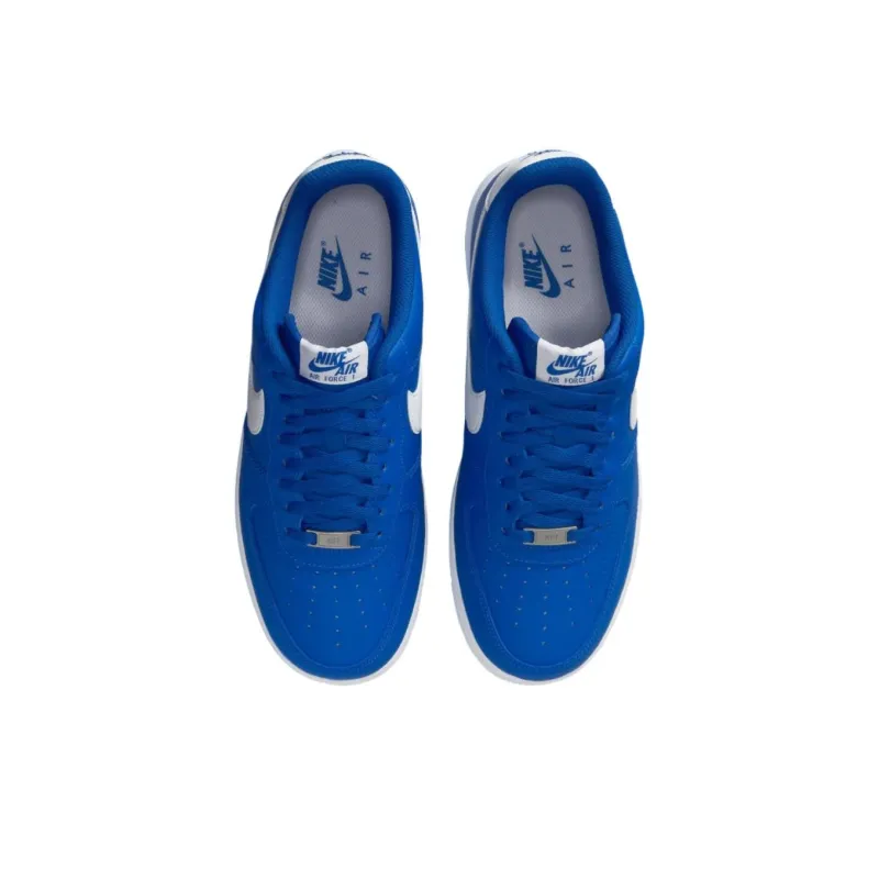Nike Air Force 1 Anti Slip Wear Resistant Low Top Skateboard Shoes Unisex Collegiate Blue-3