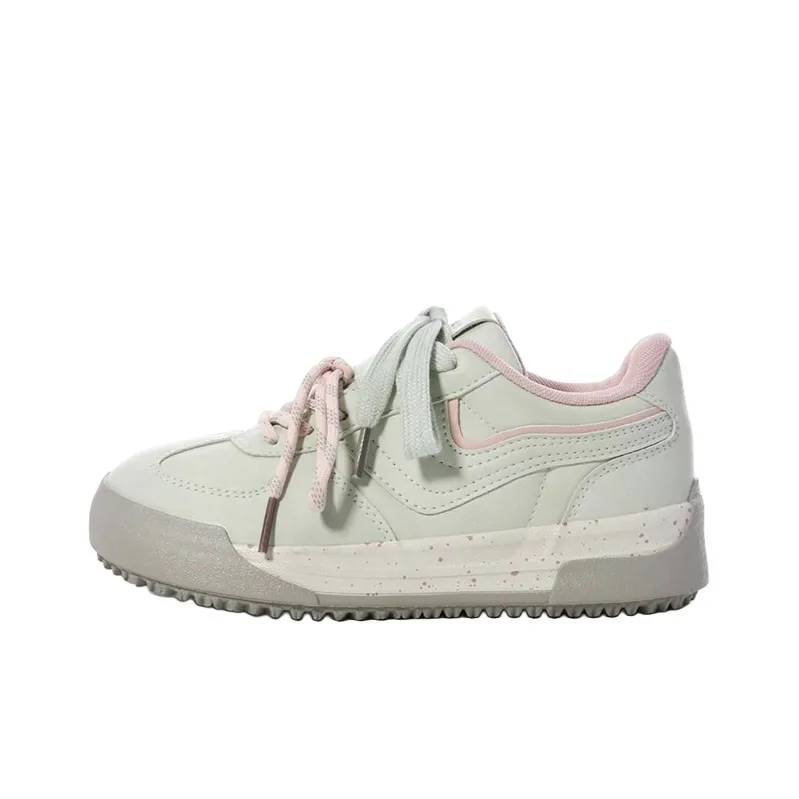 Ordifen Low Top Skateboard Shoes Women's Mint Green-0