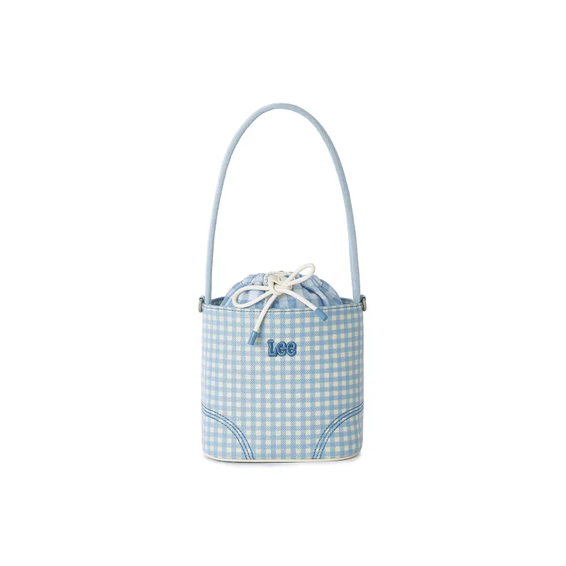 Lee Fabric Handbag Women's Blue Plaid-1