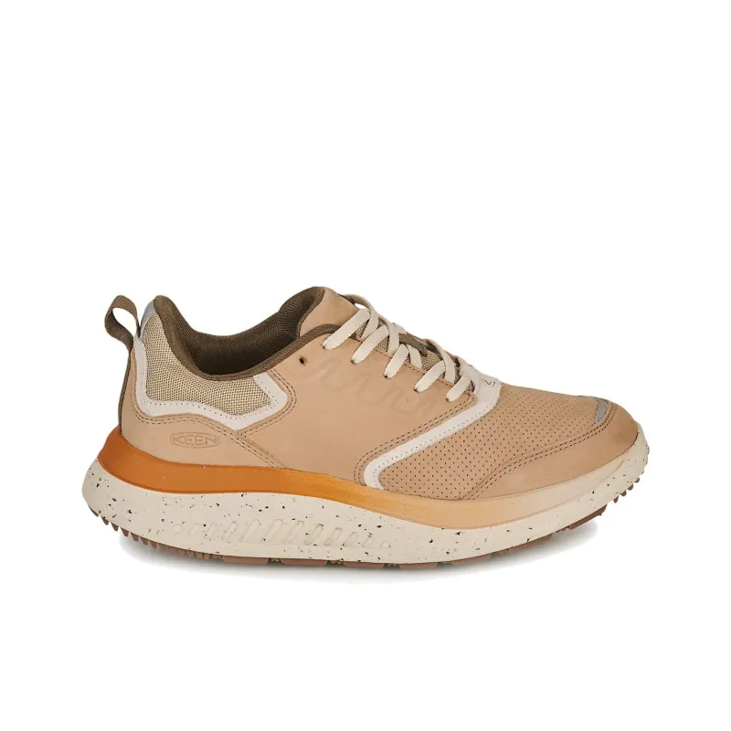 KEEN WK400 Cushioning, Wear Resistant Low Top Casual Shoes Women's Light Umber-1