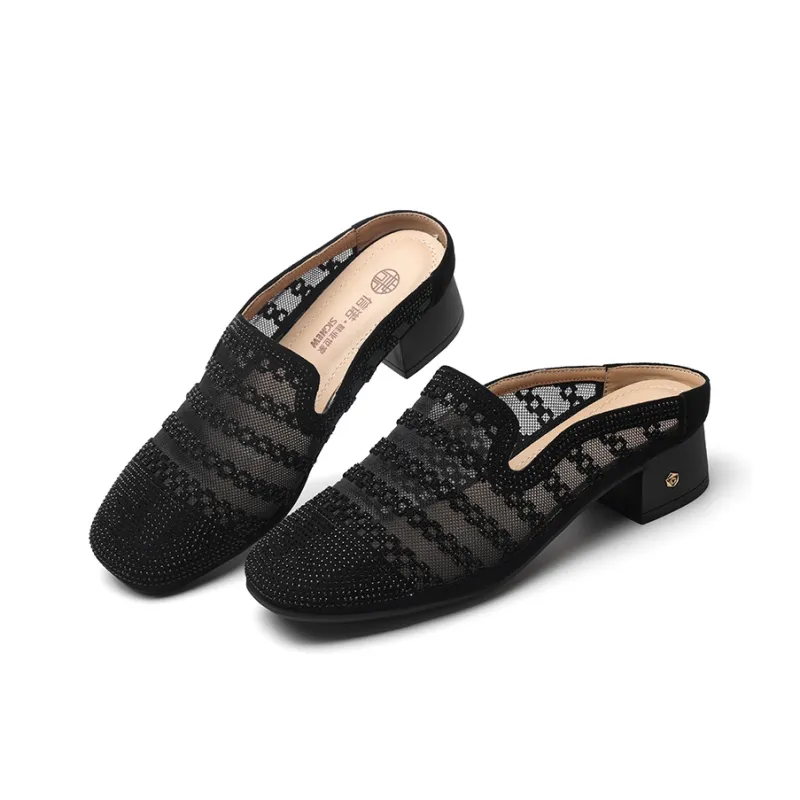 Cigna Rubber Sole Quiet Closed Toe Slippers Women's-1