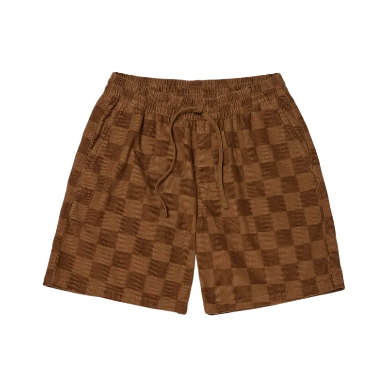 Vans Range Casual Shorts Men's Brown-0