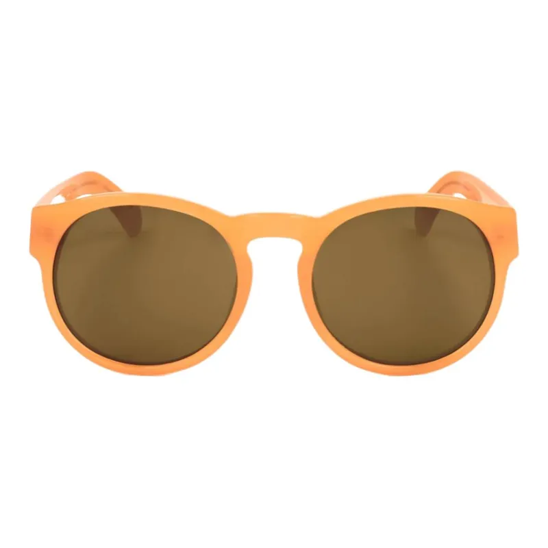 DRIES VAN NOTEN Acetate Round Sunglasses Men's Yellow-1