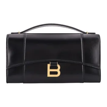Balenciaga Leather Handbag Women's Black