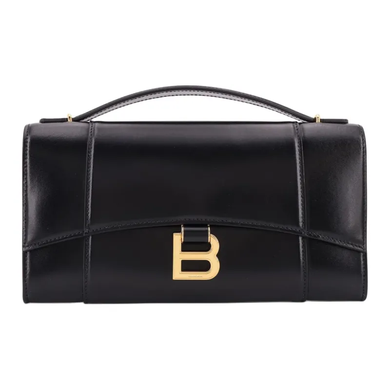 Balenciaga Leather Handbag Women's Black-0