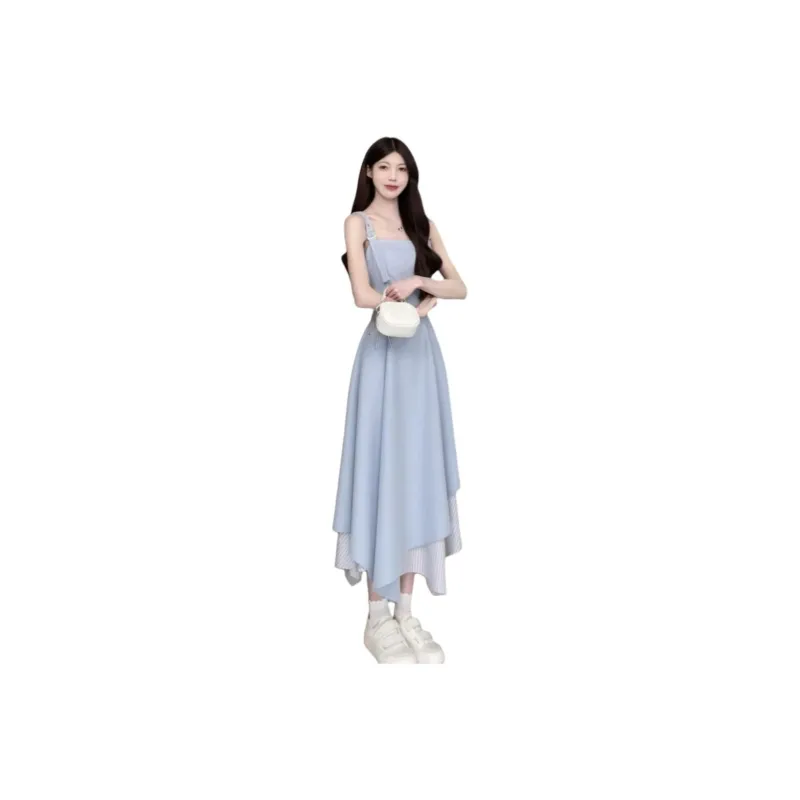 XIANSINIAO Slip Dresses Women's-0