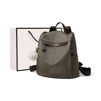 VINEY Fabric Backpack Regular Women's Elephant Gray