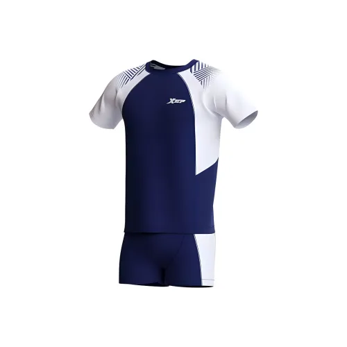 XTEP Swimsuit Set Men's Navy Blue
