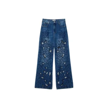 Sandro Floral embroidery Jeans