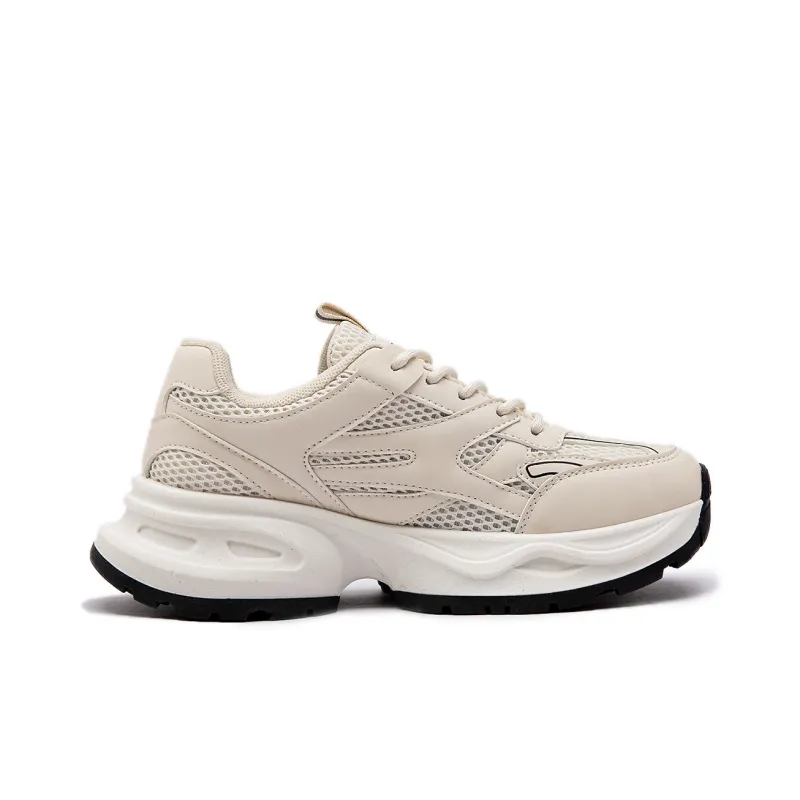 RENBEN Breathable Lightweight Height Increasing Low Top Chunky Sneakers Women's-1