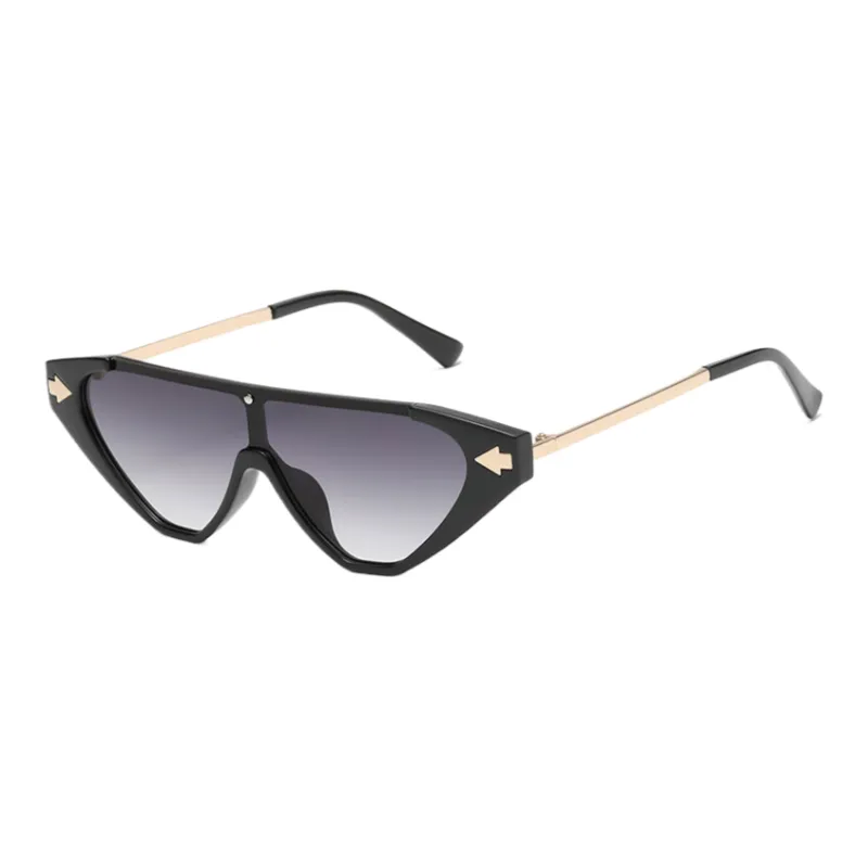 SOMAN Metal Irregular Shape Sunglasses Unisex-2