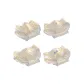 4 Pack Multiple Heart+Heart Embroidery+Small Chest+Bowknot