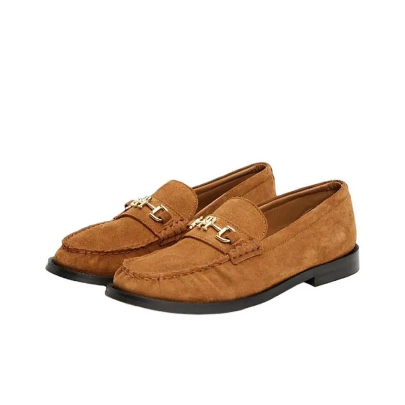 Tommy Hilfiger Horsebit Loafers 2cm Women's Brown-2