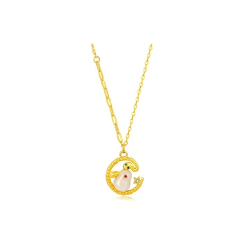 JINLIUFUJIXIANG S925 Silver Necklaces Women's