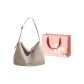 Beige+Shopping Bag