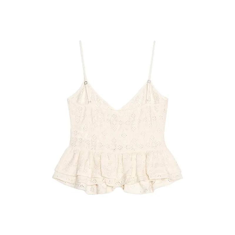 ZARA Camisoles Women's White-1