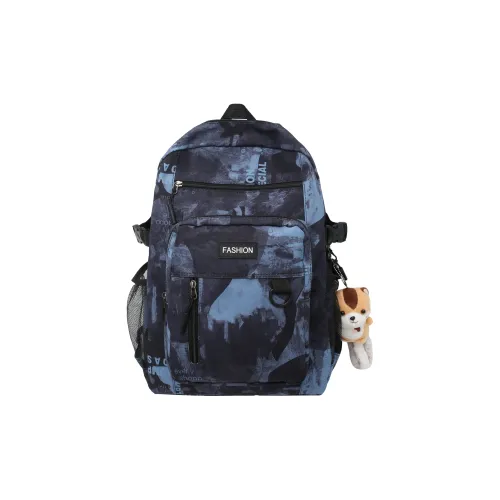 Yalu Nylon Backpack Unisex Multicolor