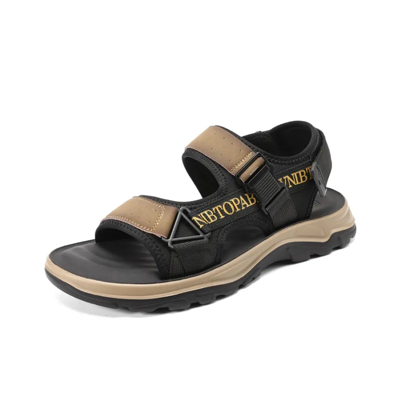 Dunnu Beach Sandals Men Yellow-1
