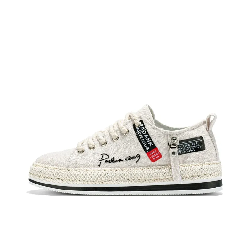 YIVELOVE Slip Resistant, Abrasion Resistant, Breathable Low Top Canvas Shoes Men's-6