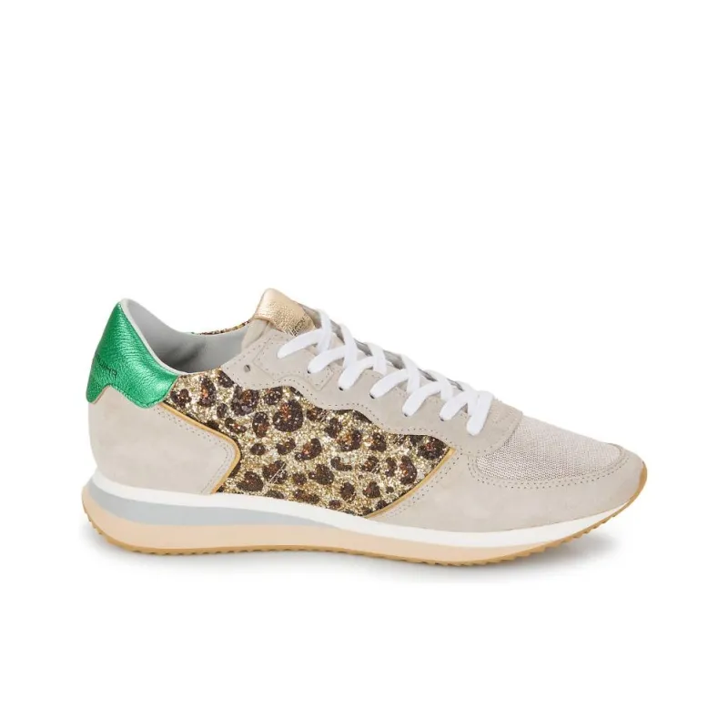 PHILIPPE MODEL TRPX Abrasion Resistant Low Top Casual Shoes Women's Multicolor-1