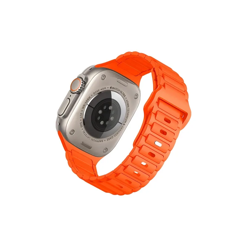 KVZUVUU Apple Compatibility Watch Band Silicone Material-10
