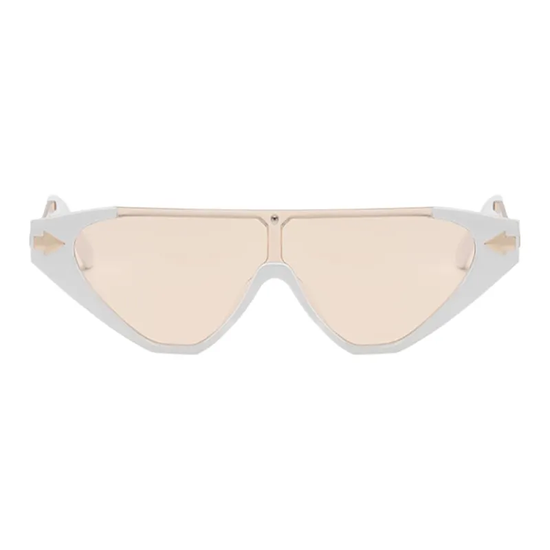 SOMAN Metal Irregular Shape Sunglasses Unisex-15