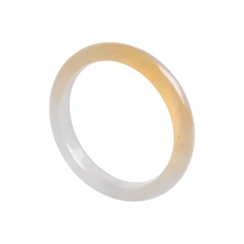Phoenisess Natural Chalcedony Bangles Women's