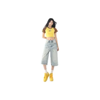 Jenna Chun Denim Shorts Women's