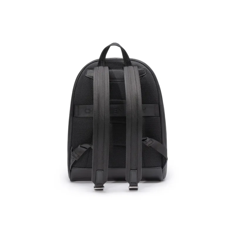 Chrisdien Deny Cow Leather Backpack Men's Black-1