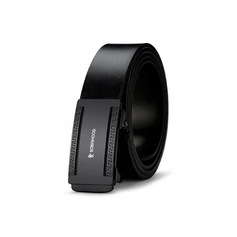ROBINHOOD Cow Split Leather Belts Men's Width 3.5CM-0