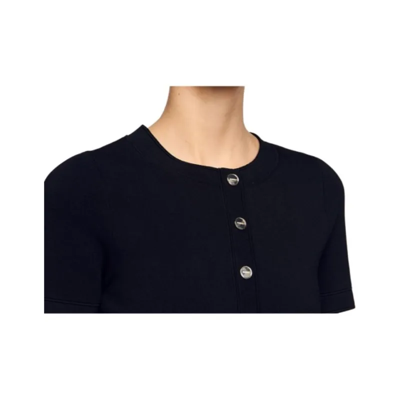 Sandro Pleated Mini Dress-4