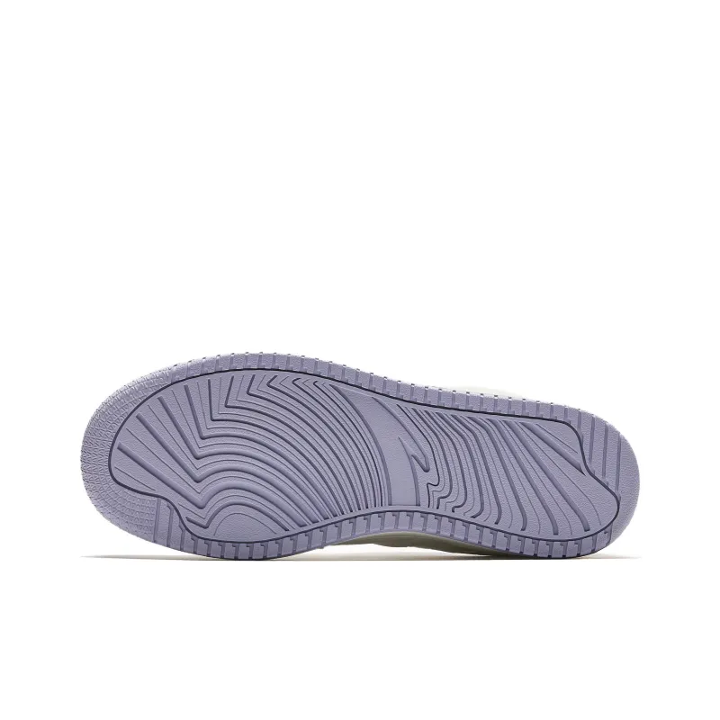 Anta Original Year Slip Resistant Height Increasing Low Top Skateboard Shoes Women's White Purple-6