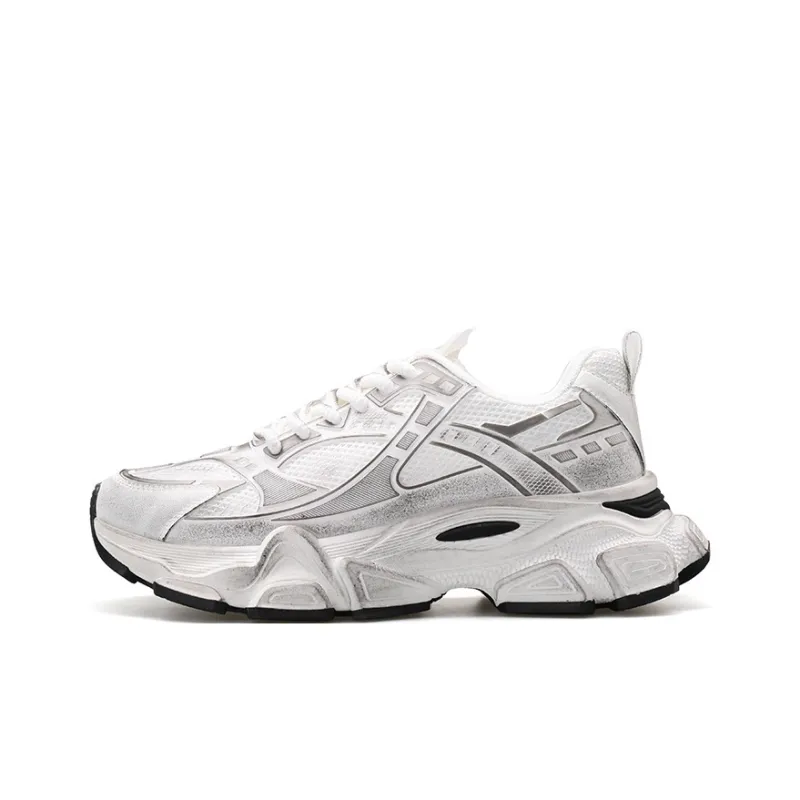 K WANG Slip Resistant, Breathable, Lightweight, Height Increasing Low Top Chunky Sneakers Unisex-0
