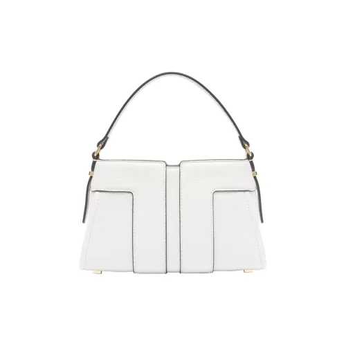 Elisabetta Franchi Polyester With Polyurethane Handbag Women's White