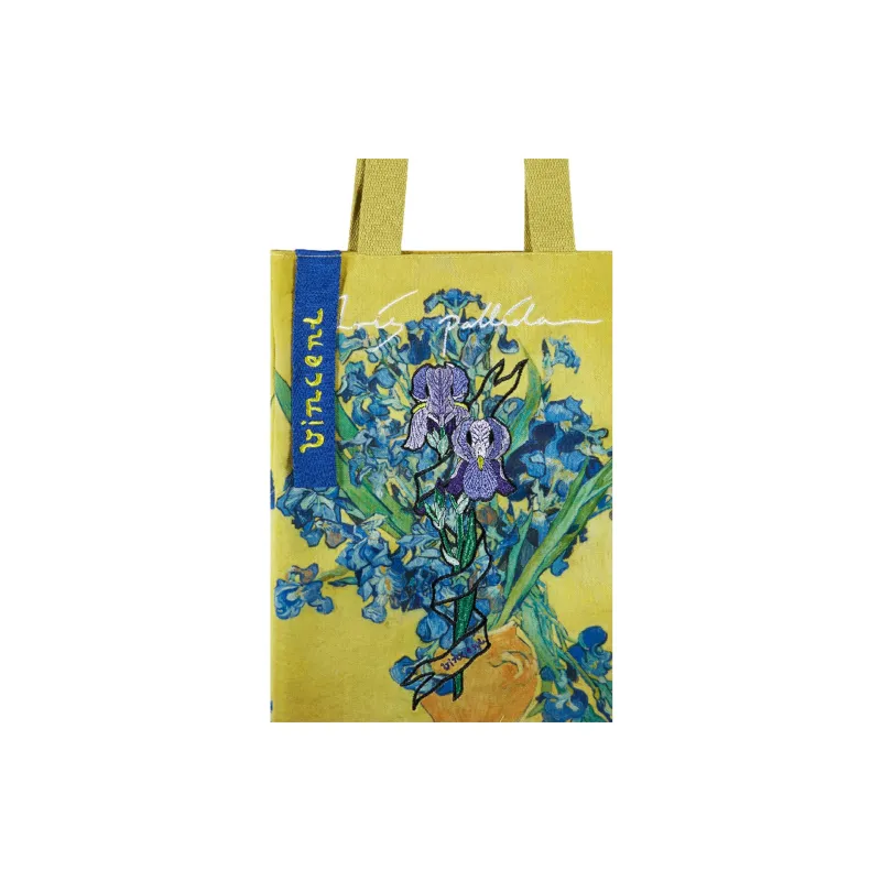 Daparo Yeung Polyester Fleece Tote Handbag, Shoulder Bag Unisex Iris-4