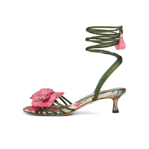 SAM EDELMAN CARLA One Strap Sandals 5cm Women's Green