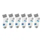 White Blue 6 Pack