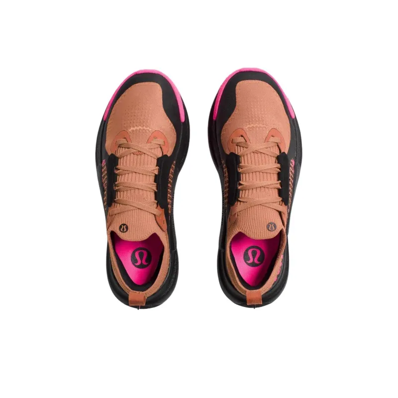 Lululemon Anti Slip Wear Resistant Low Top Trail Running Shoes Unisex Brown Black Pink-3