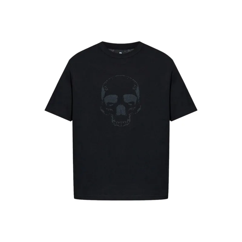 Ps Paul Smith Skull Printed Crewneck T Shirt-0