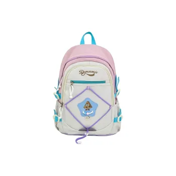 WICKBUEN Nylon Backpack Women's Pink/Yellow/Khaki/Blue