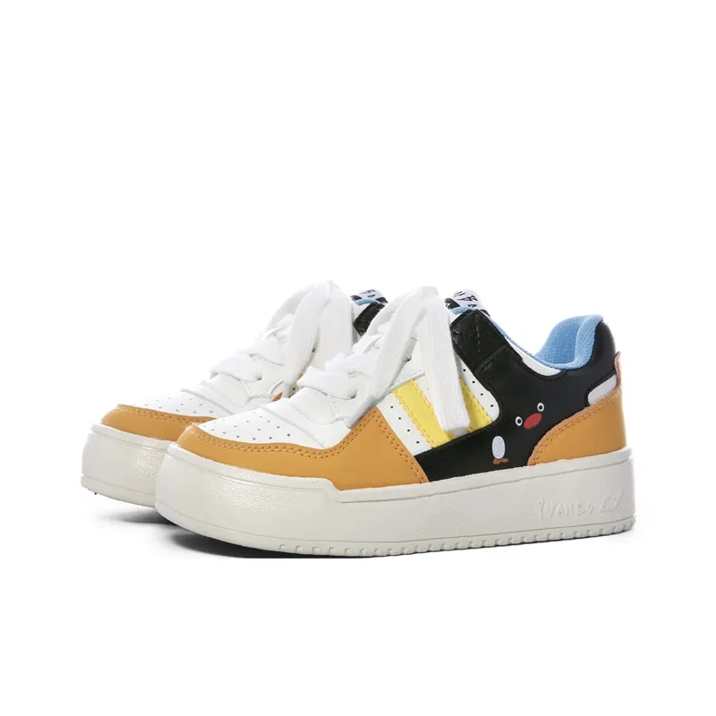 Ordifen Low Top Skateboard Shoes Women's Orange-1