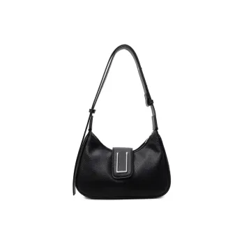ZAVC PU Shoulder Bag Regular Women's Black/Ecru/Blue/Burgundy/Yellow