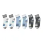 2 White Blue 2 Light Blue 2 Heather Gray