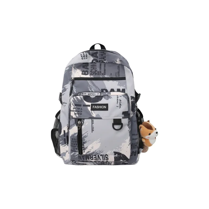 Yalu Nylon Backpack Unisex Multicolor-4