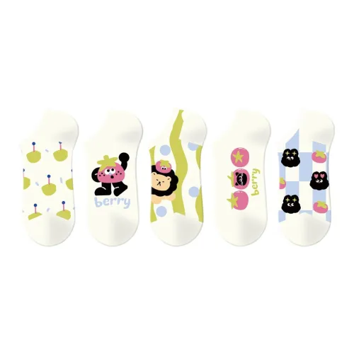 Gentle Welcome Ankle Socks Women's 5 Pack