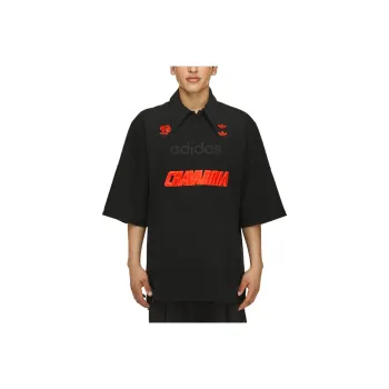 Adidas Originals x Willy Chavarria SS25 Polo Shirt Men's Black