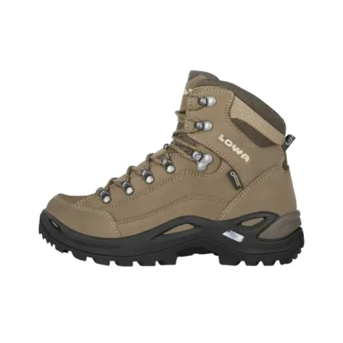 Lowa Renegade Mid Top Hiking Shoes Women's Brown