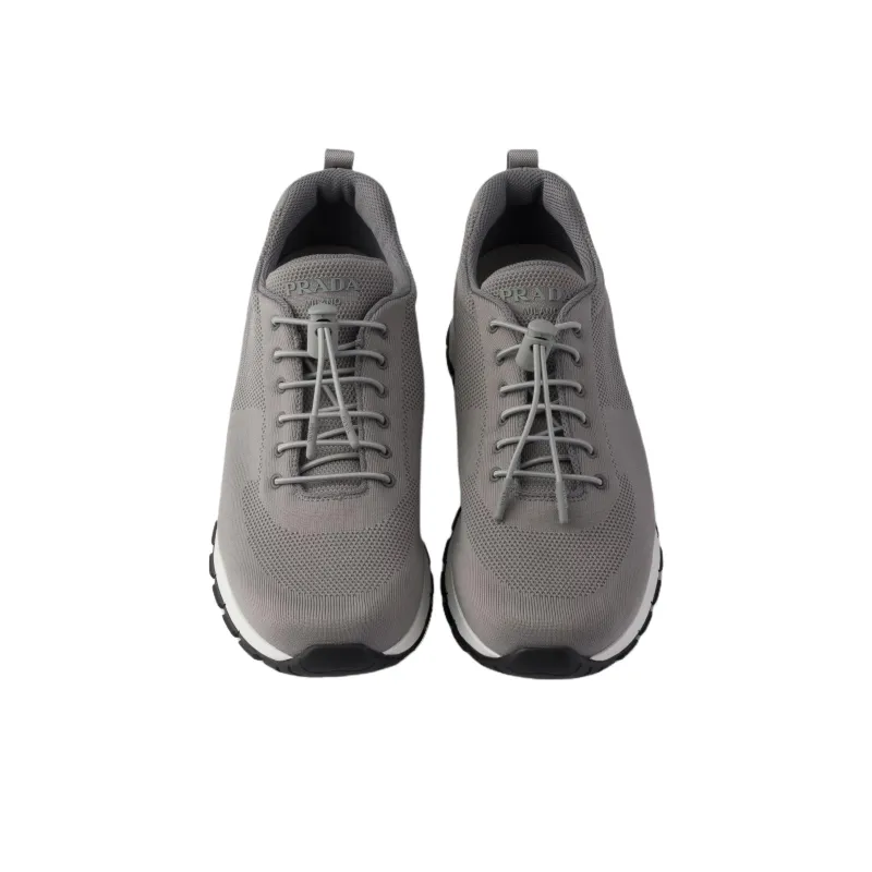 PRADA Low Top Casual Shoes Men's Gray-5